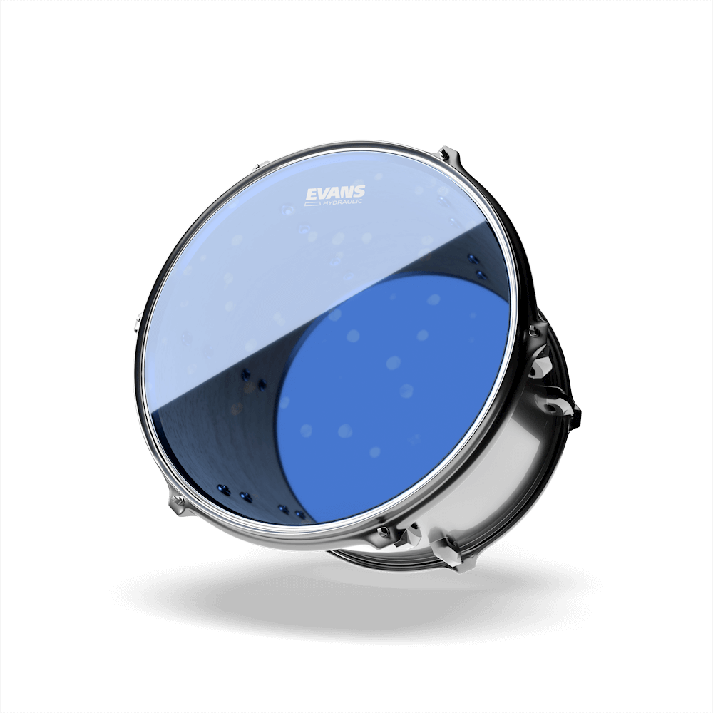 evans blue drum heads