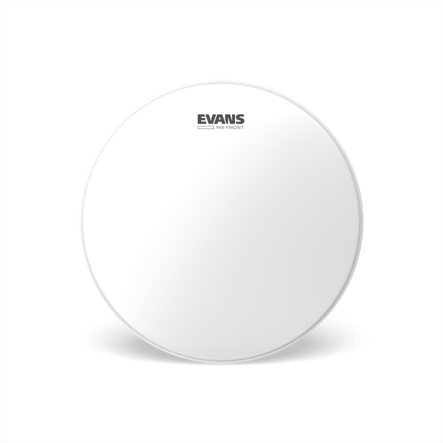 EVANS MX Frost Marching Tenor Drum Head, 12 Inch