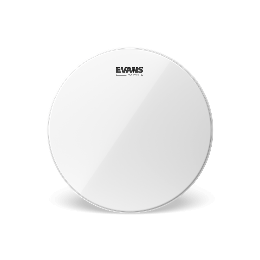 EVANS MX White Marching Tenor Drum Head, 12 Inch