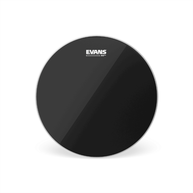 EVANS Resonant Black Drum Head, 12 Inch
