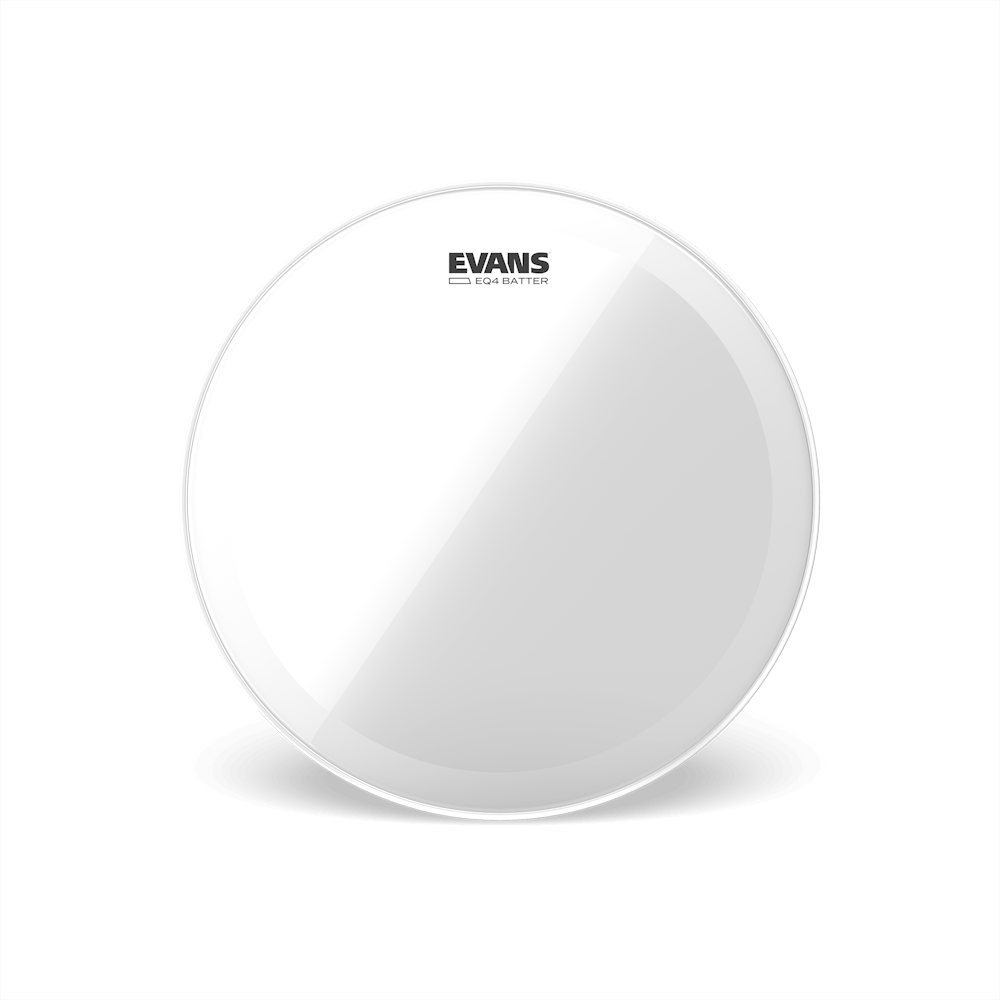 EVANS EQ4 Clear Bass Drum Head, 16 Inch Tom Hoop