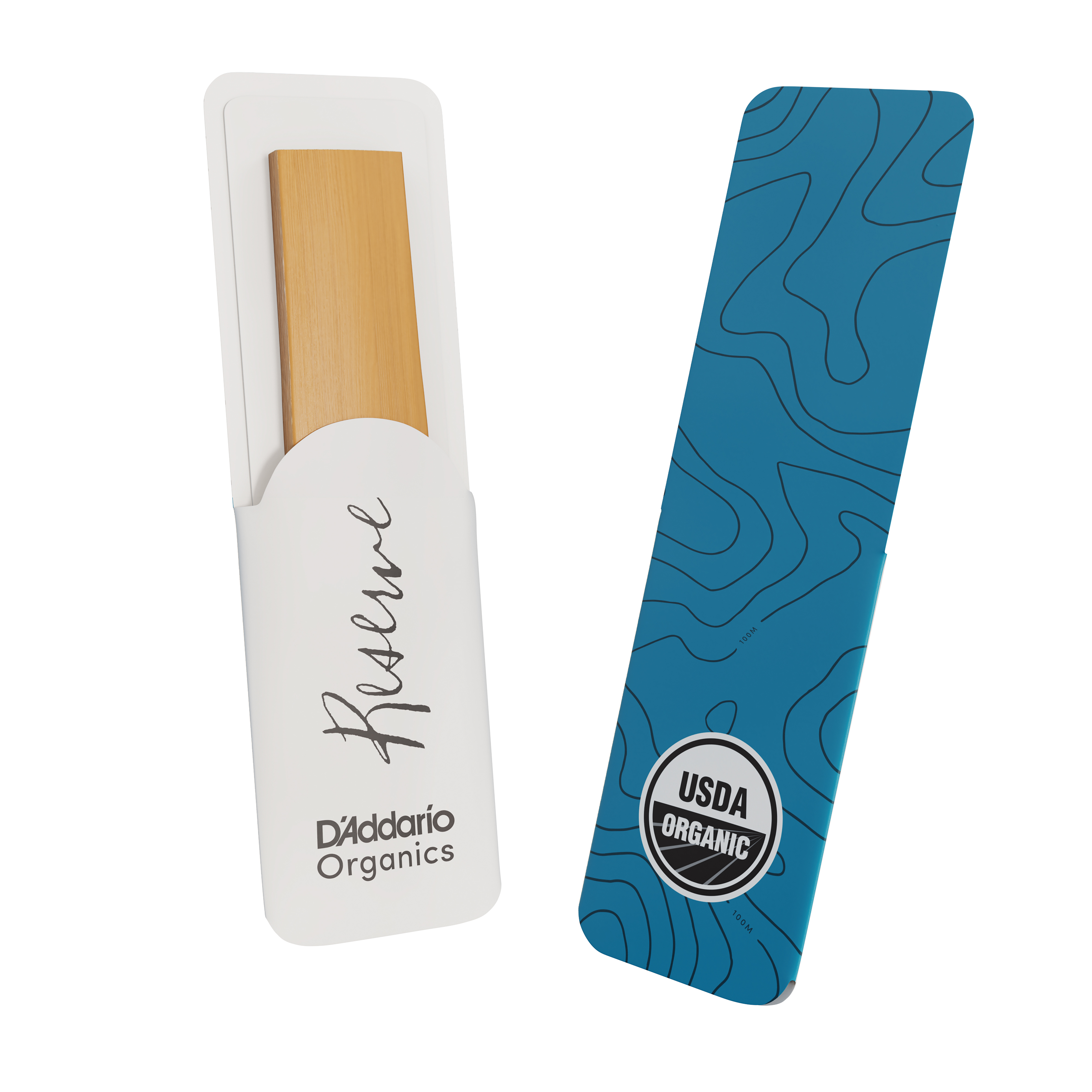 D'Addario Organic Reserve Eb Clarinet Reeds, Strength 3.0, Individually-Sealed, 10-Pack