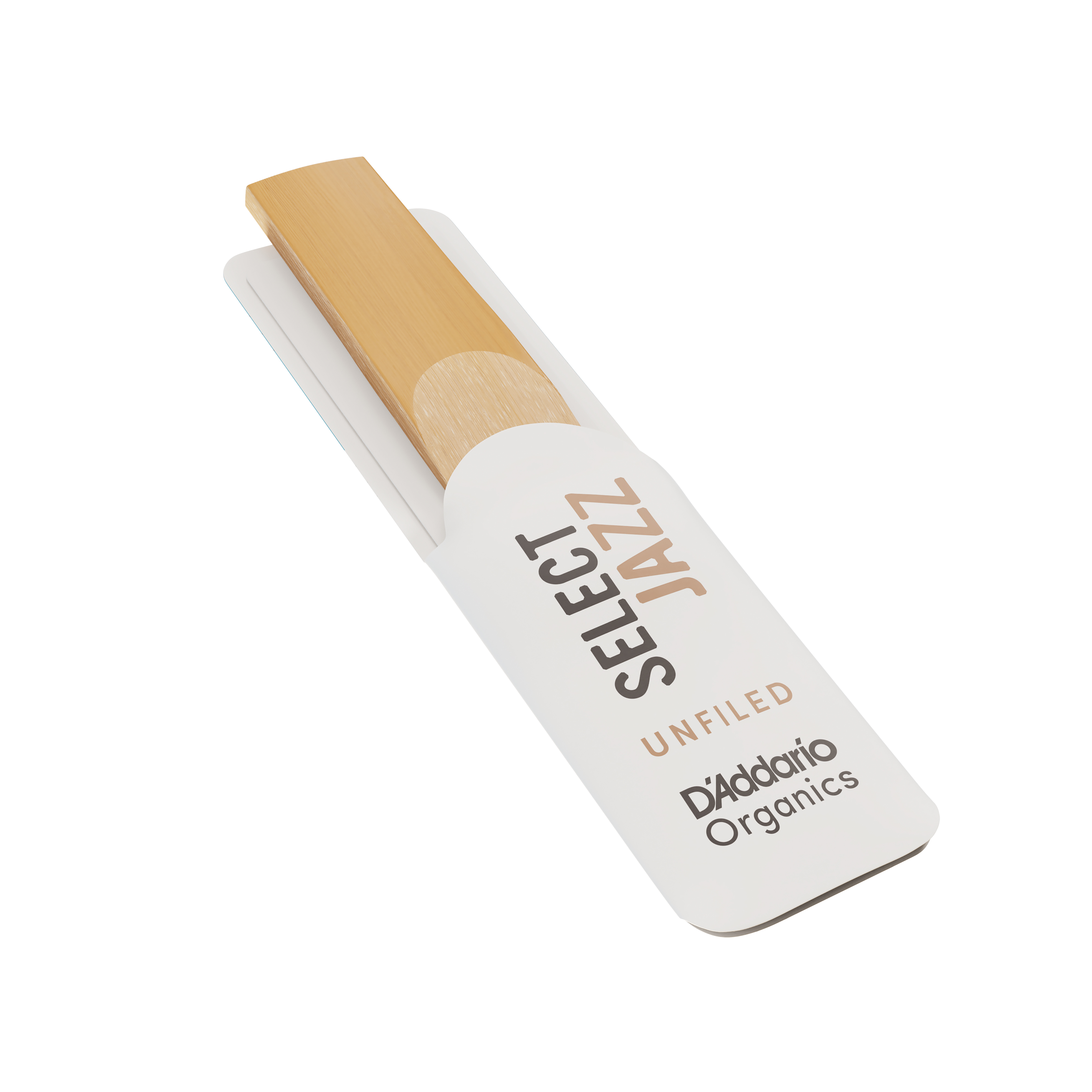 D'Addario Organic Select Jazz Unfiled Soprano Saxophone Reeds, Strength 3 Medium, Individually-Sealed, 10-Pack