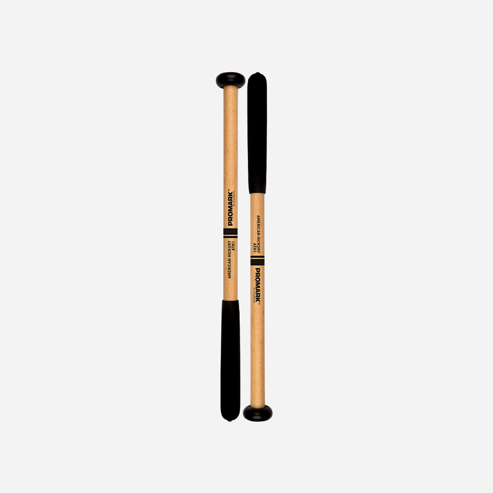 ProMark ATH1 Hickory Shaft Nylon Cookie Head Tenor Mallet