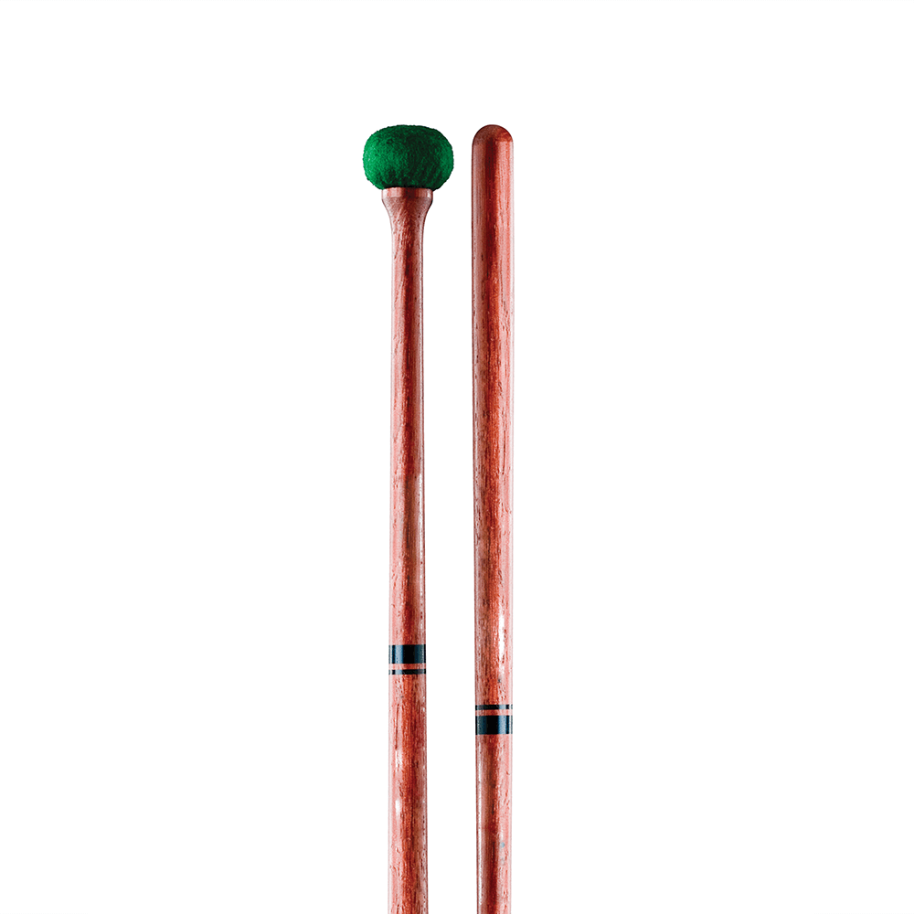 Par Tmpan Mallets Percusson Drum Stcks Maple Wood Handle Soft Felt