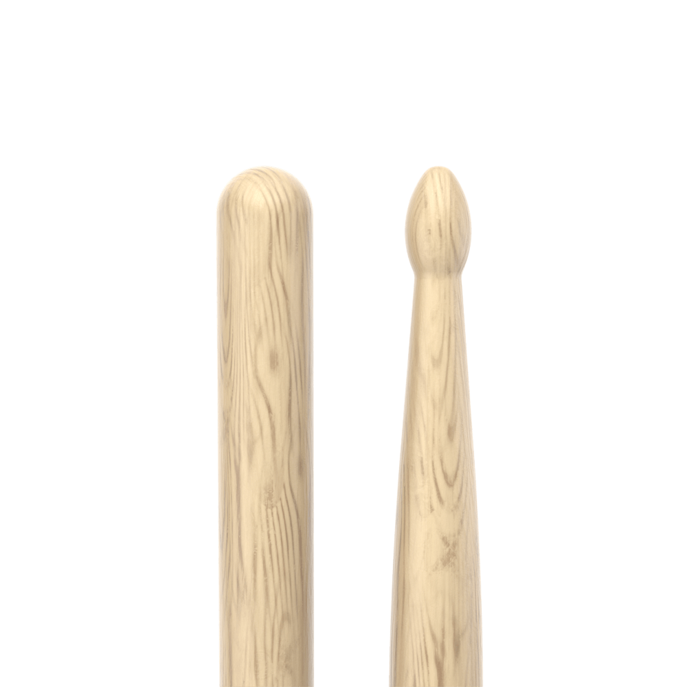 Classic Attack 5A Shira Kashi Oak Drumstick, Oval Wood Tip