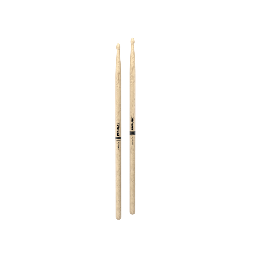 Classic Attack 5A Shira Kashi Oak Drumstick, Oval Wood Tip
