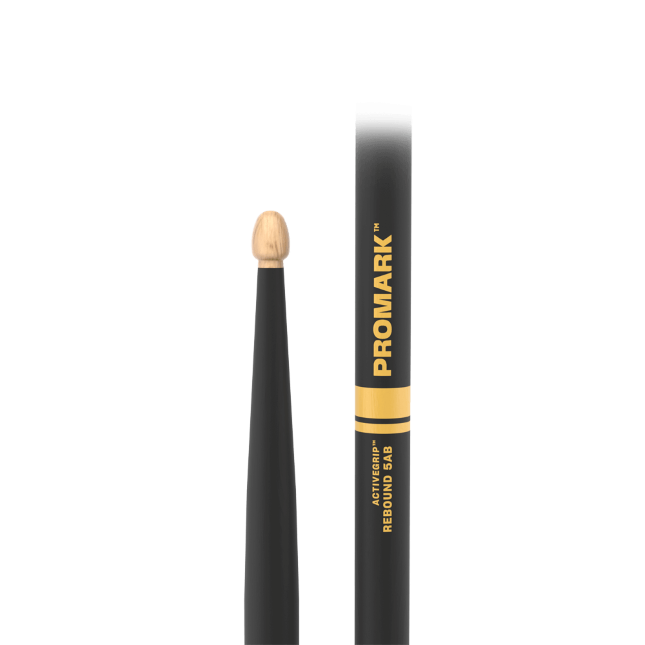 Rebound 5AB ActiveGrip Hickory Drumstick, Acorn Wood Tip