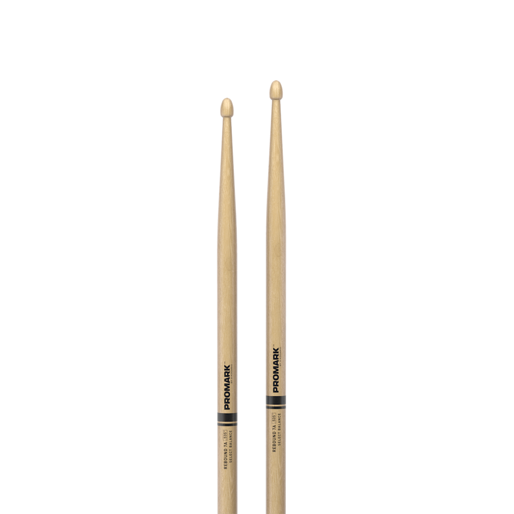 pair Promark RBH535AW Rebound 7A .535/" Hickory Acorn Wood Tip Drum Sticks