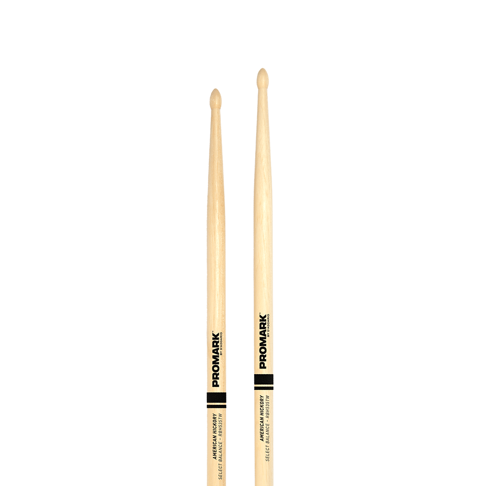 Promark Forward Balance Drum Stick Wood Tip 535/" 7A
