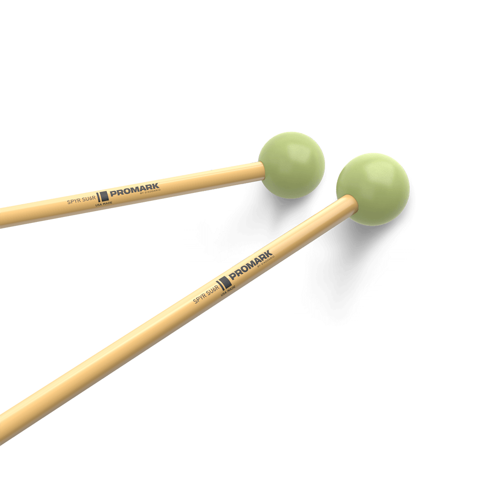 ProMark SPYR SU6R Medium-Hard, 1 1/8" Hytrel® Xylo Mallet