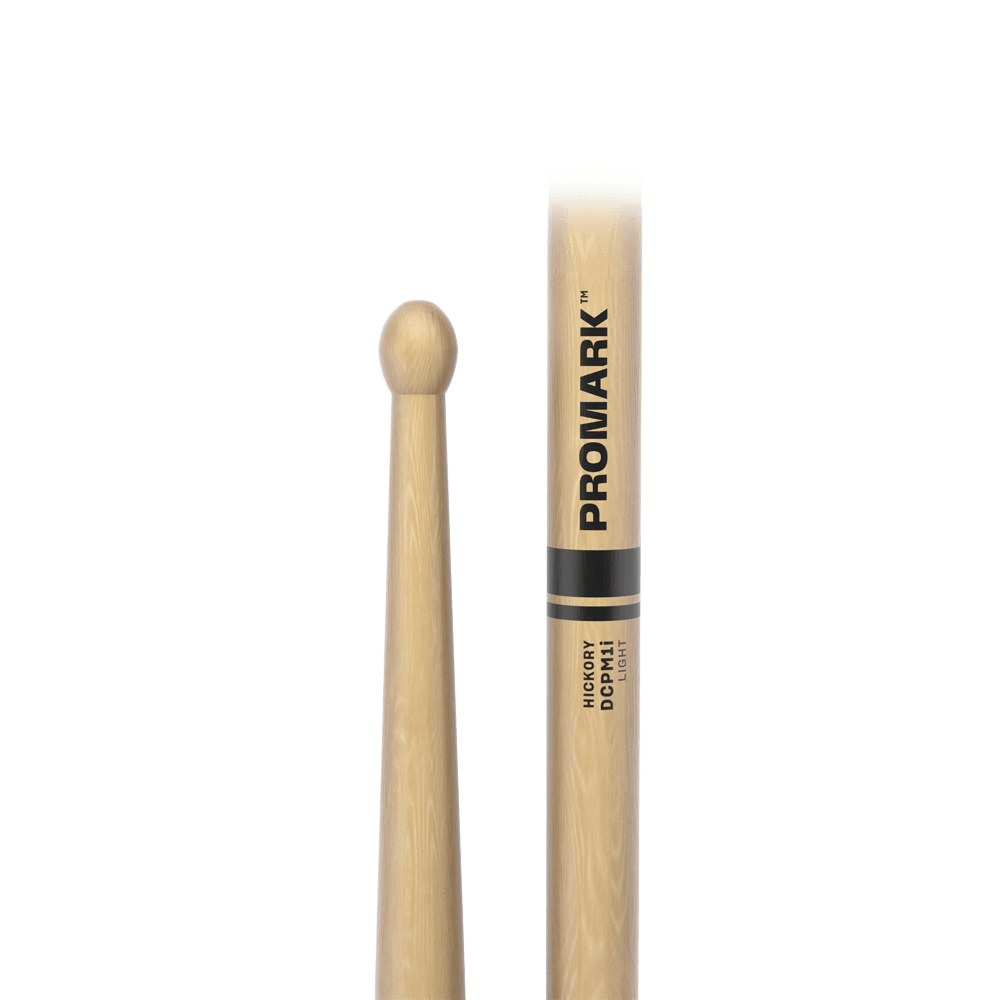 ProMark DCPM1i Light Hickory Marching Drumstick, Wood Tip