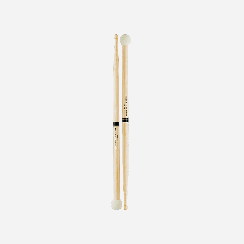 Hickory SD5 Light Multi Percussion Stick, Wood tip, Felt Butt