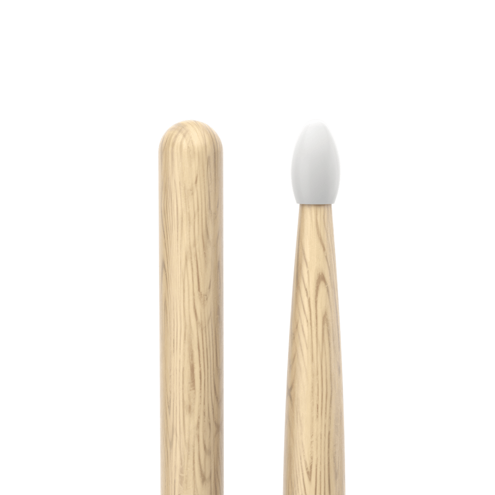 Classic Attack 7A Shira Kashi Oak Drumstick, Oval Nylon Tip