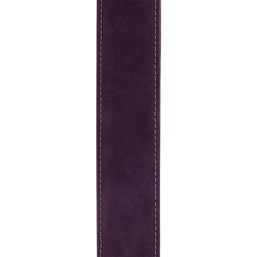 D'Addario Leather Guitar Strap, Purple