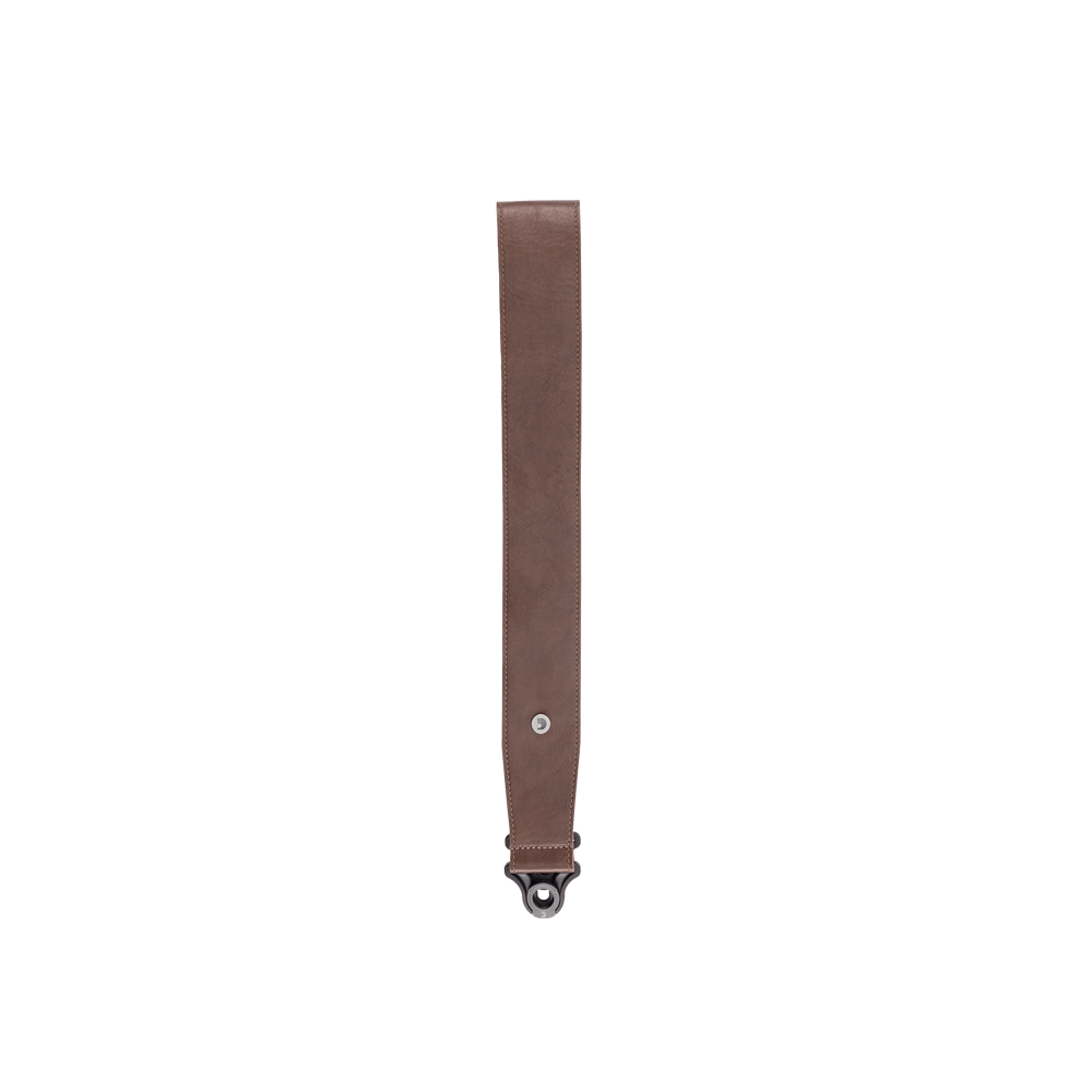D'Addario Comfort Leather Auto Lock Guitar Strap, Brown