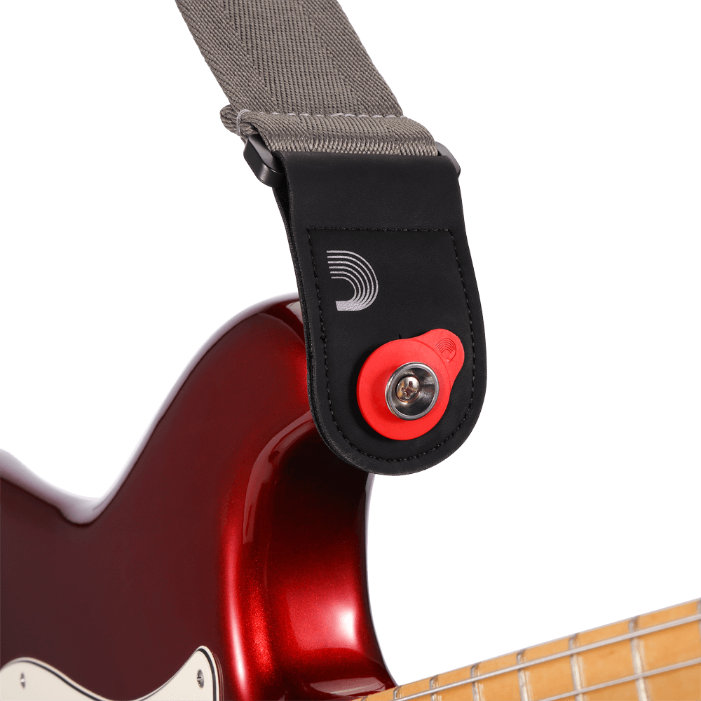 D'Addario Flex Lock Strap Block, 4-Pk Red