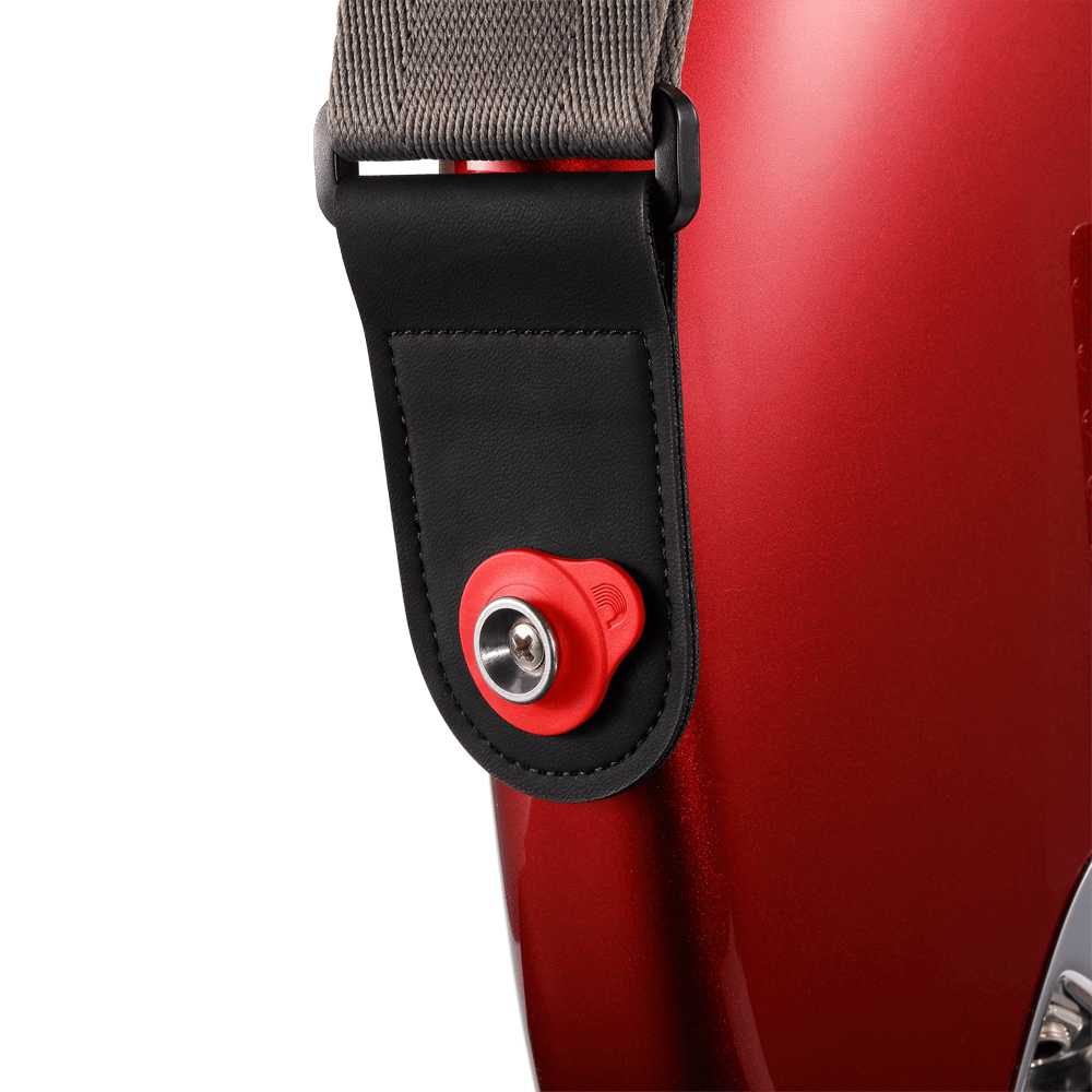 D'Addario Flex Lock Strap Block, 4-Pk Red