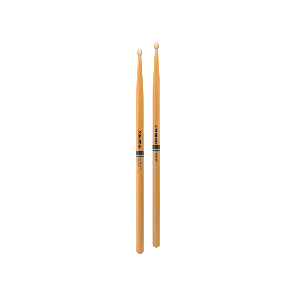 ProMark Rebound 2B ActiveGrip Clear Hickory Drumstick, Acorn Wood Tip