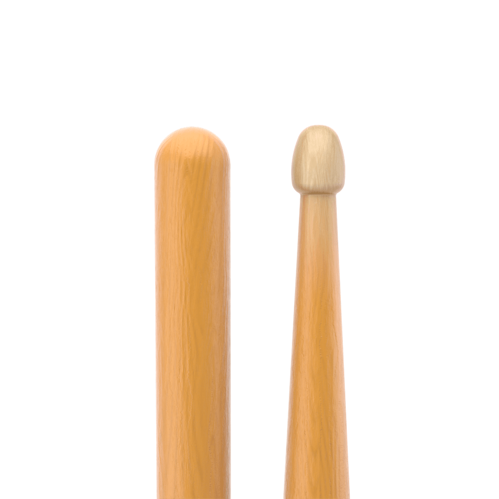 ProMark Rebound 2B ActiveGrip Clear Hickory Drumstick, Acorn Wood Tip