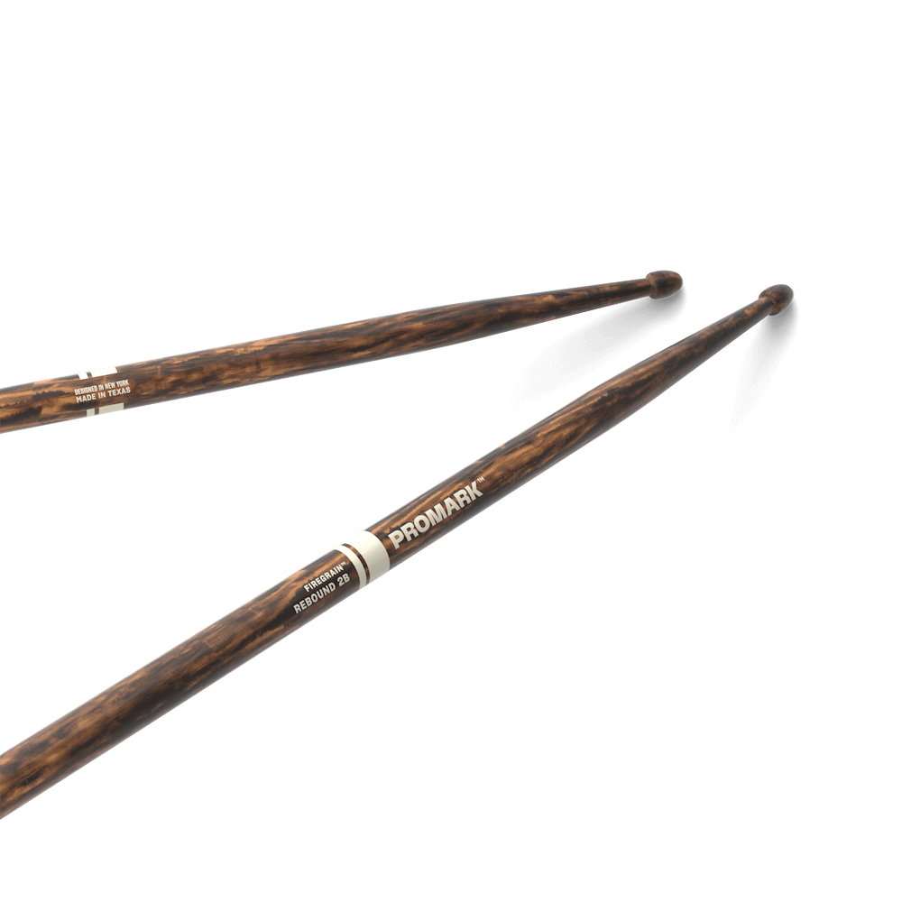 ProMark Rebound 2B FireGrain Hickory Drumstick, Acorn Wood Tip