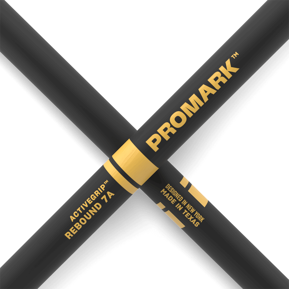 ProMark Rebound 7A ActiveGrip Hickory Drumstick, Acorn Wood Tip