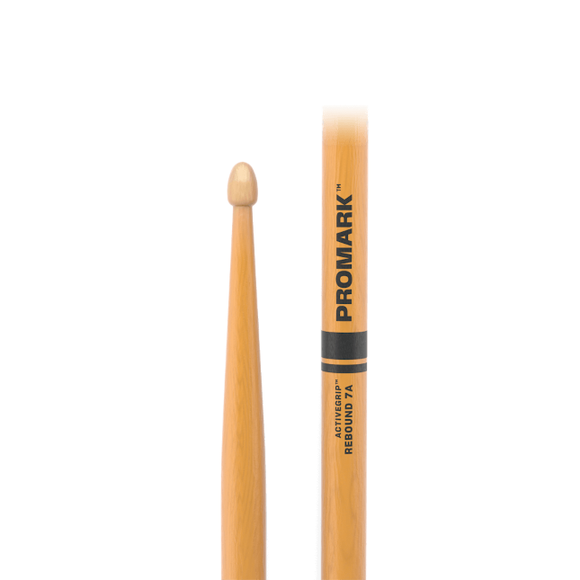 Rebound 7A ActiveGrip Clear Hickory Drumstick, Acorn Wood Tip