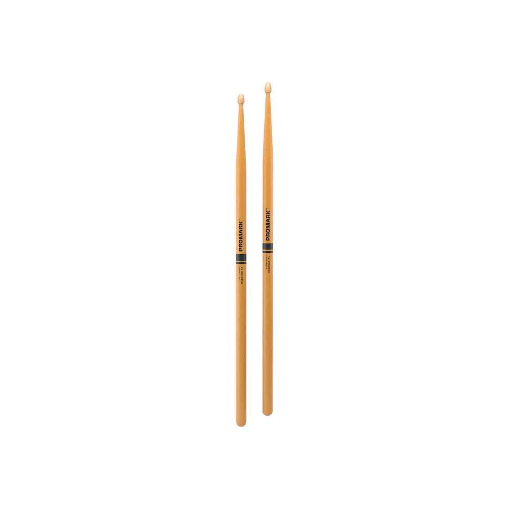 ProMark Rebound 7A ActiveGrip Clear Hickory Drumstick, Acorn Wood Tip