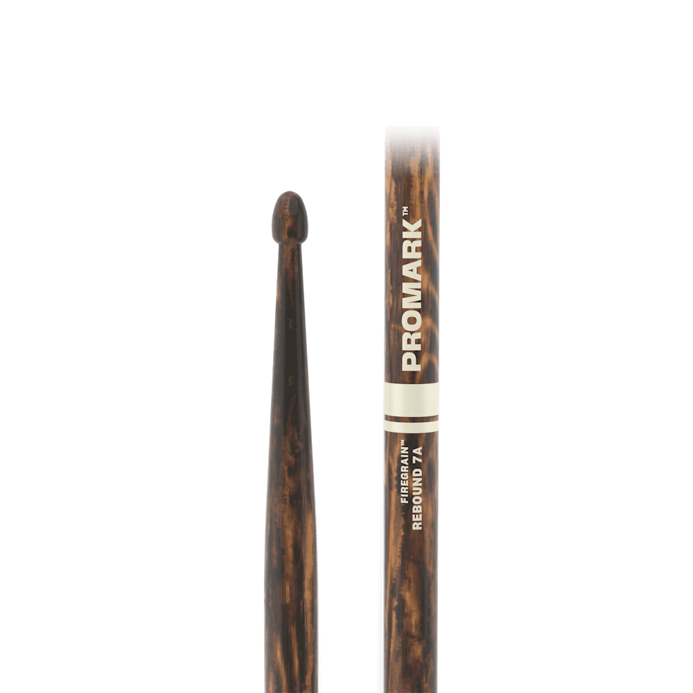 ProMark Rebound 7A FireGrain Hickory Drumstick, Acorn Wood Tip