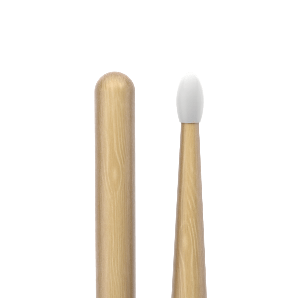 ProMark Rebound 7A Hickory Drumstick, Oval Nylon Tip