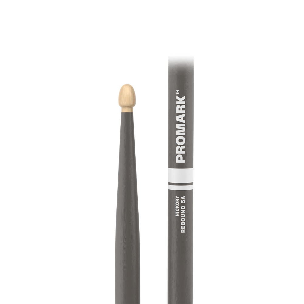 ProMark Rebound 5A Painted Gray Hickory Drumstick, Acorn Wood Tip