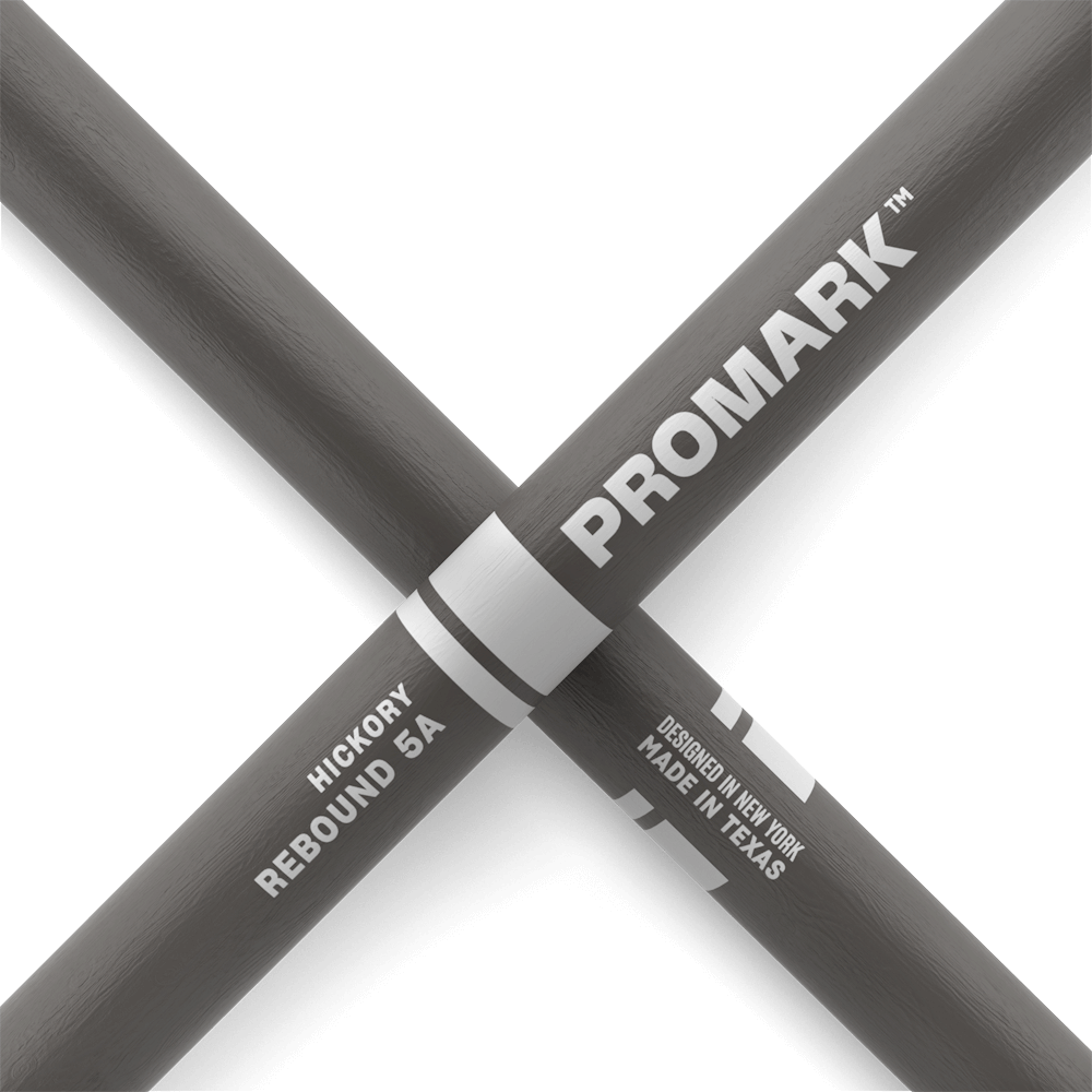ProMark Rebound 5A Painted Gray Hickory Drumstick, Acorn Wood Tip