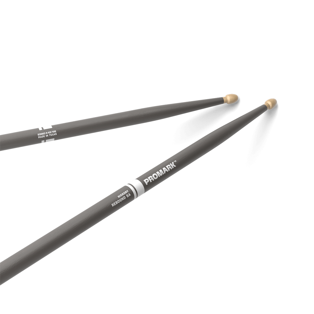 ProMark Rebound 5A Painted Gray Hickory Drumstick, Acorn Wood Tip