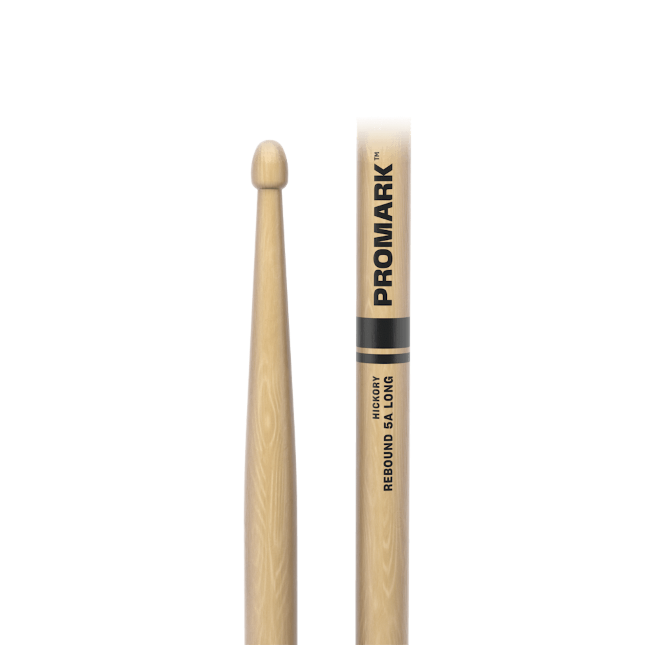 Rebound 5A Long Hickory Drumstick, Acorn Wood Tip