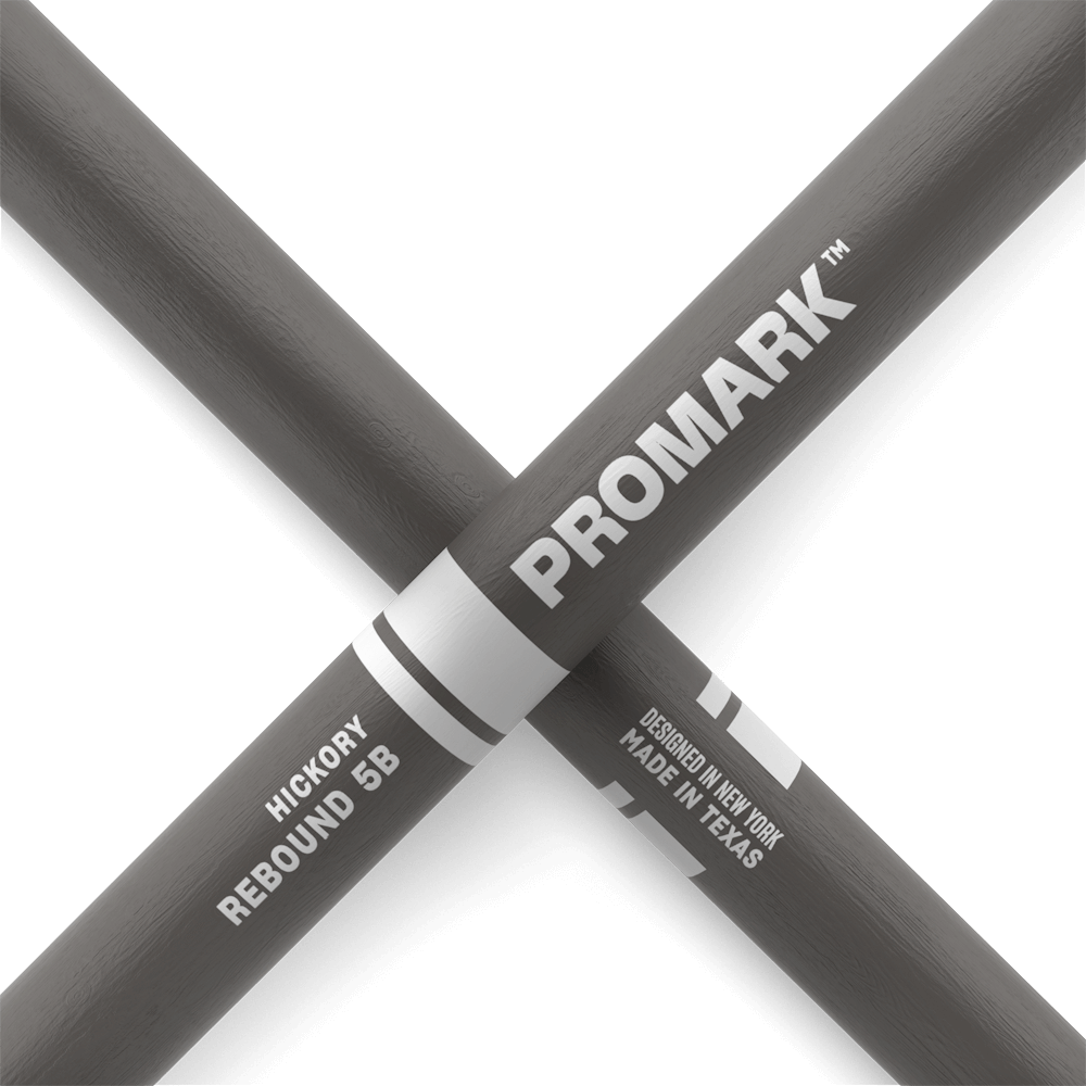 ProMark Rebound 5B Painted Gray Hickory Drumstick, Acorn Wood Tip