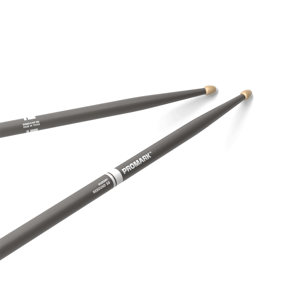 ProMark Rebound 5B Painted Gray Hickory Drumstick, Acorn Wood Tip