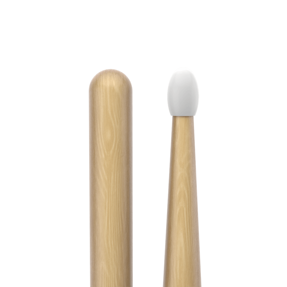 ProMark Rebound 5B Hickory Drumstick, Oval Nylon Tip