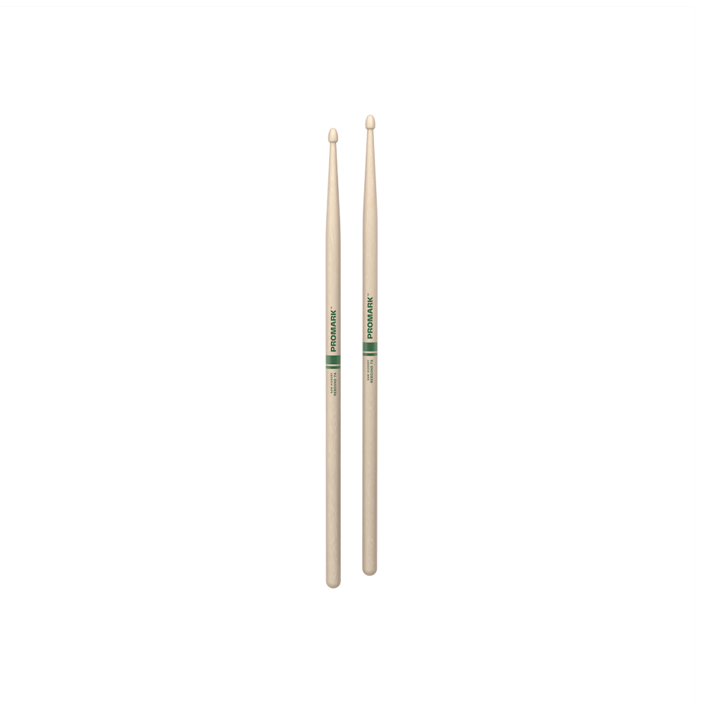 ProMark Rebound 7A Raw Hickory Drumstick, Acorn Wood Tip