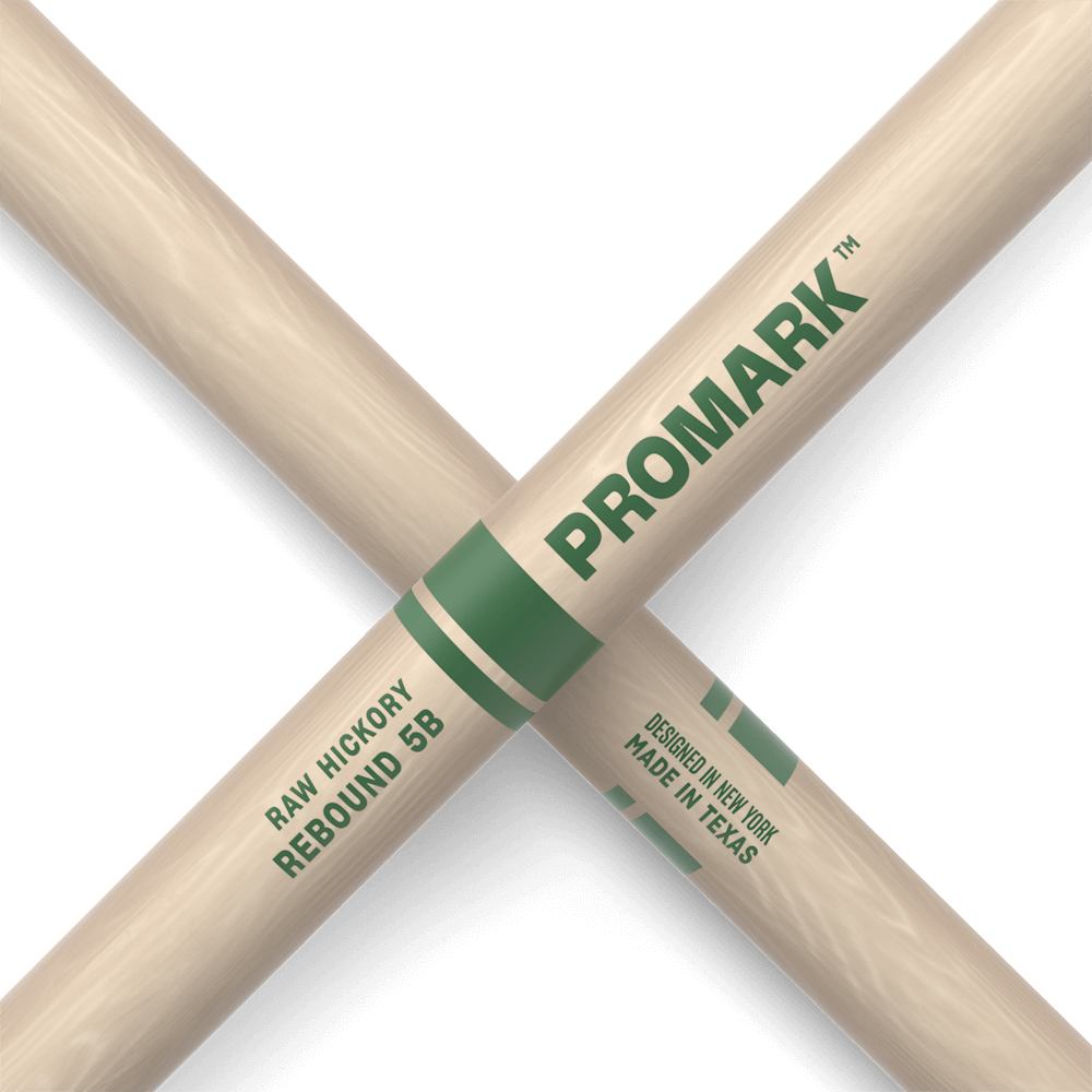 ProMark Rebound 5B Raw Hickory Drumstick Acorn Wood Tip