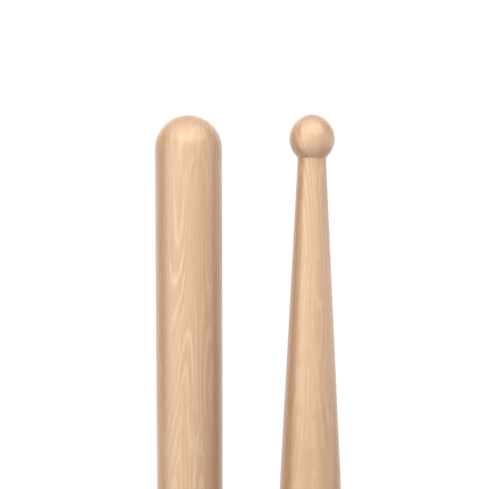 ProMark Finesse 7A Long Maple Drumstick, Small Round Wood Tip
