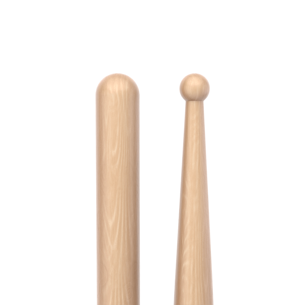 ProMark Finesse 5A Long Maple Drumstick, Small Round Wood Tip