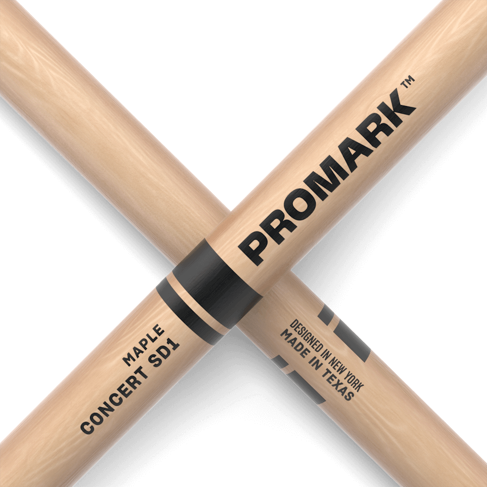 ProMark Concert SD1 Maple Drumstick, Wood Tip