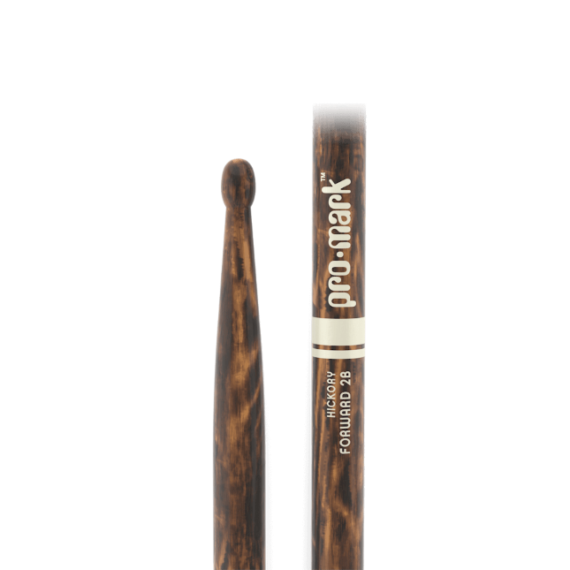 Classic Forward 2B FireGrain Hickory Drumstick, Oval Wood Tip
