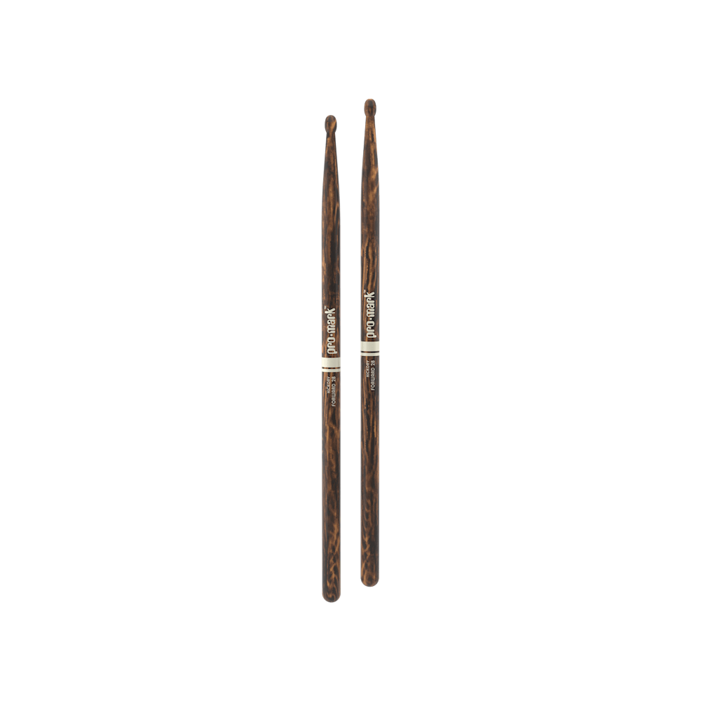 ProMark Classic Forward 2B FireGrain Hickory Drumstick, Oval Wood Tip