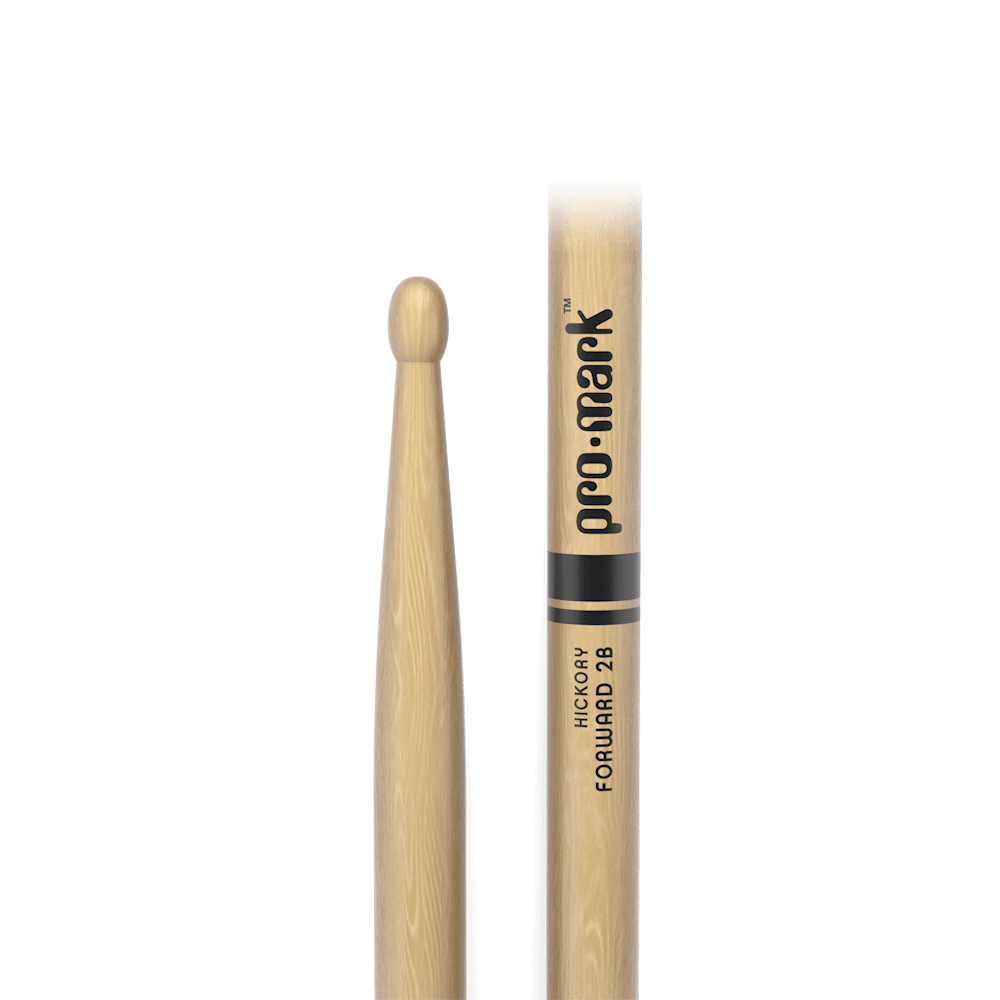 ProMark TX2BW FireGrain Classic 2B Hickory Drumsticks Wood Tip Drum Sticks Pair 