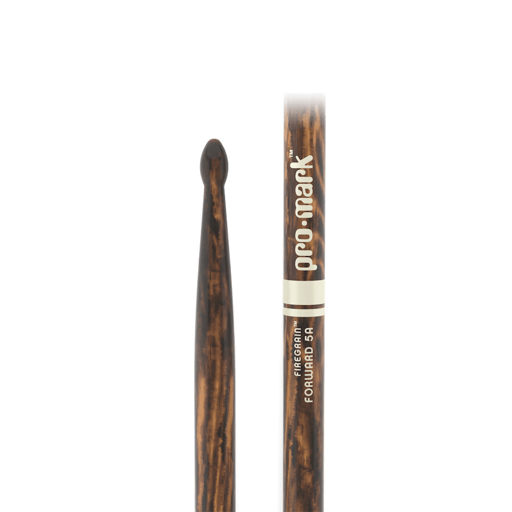 ProMark Classic Forward 5A FireGrain Hickory Drumstick, Oval Wood Tip