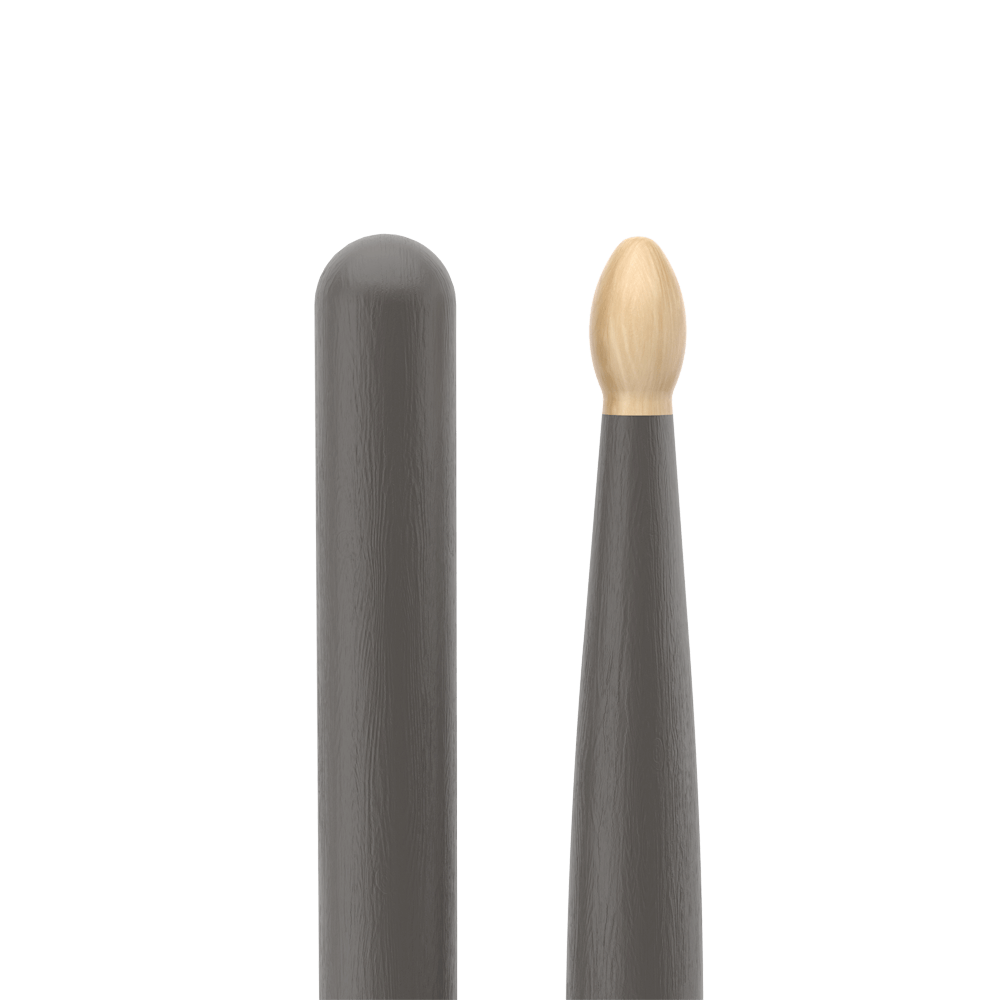 ProMark Classic Forward 5A Painted Gray Hickory Drumstick, Oval Wood Tip