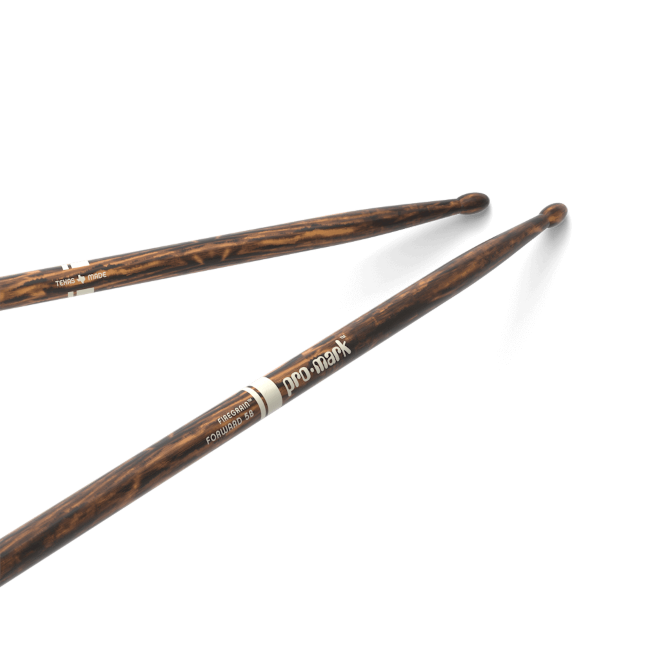 ProMark Classic Forward 5B FireGrain Hickory Drumstick, Oval Wood Tip