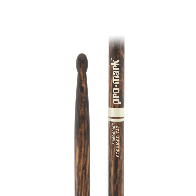 Classic Forward 747 FireGrain Hickory Drumstick, Oval Wood Tip