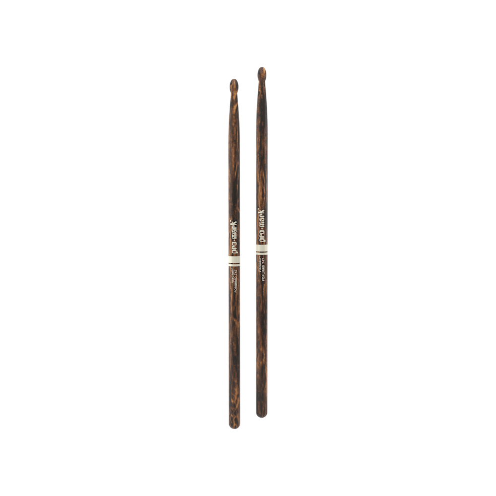 ProMark Classic Forward 747 FireGrain Hickory Drumstick, Oval Wood Tip
